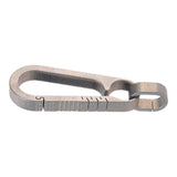 Maxbell Key Chain Clip Titanium Pocket Tools Waist Hanging Keyring  Silver