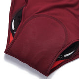 Maxbell MTB Bike Underwear Briefs Undershorts Men Padded Cycling Short Deep Red XL