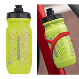Maxbell Bike Water Bottle Bicycle Sports Kettle Durable for Running Gym Traveling Yellow