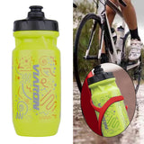 Maxbell Bike Water Bottle Bicycle Sports Kettle Durable for Running Gym Traveling Yellow