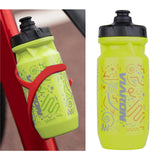 Maxbell Bike Water Bottle Bicycle Sports Kettle Durable for Running Gym Traveling Yellow