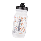 Maxbell Bike Water Bottle Bicycle Sports Kettle Durable for Running Gym Traveling White