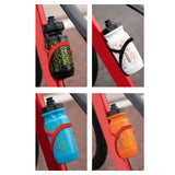 Maxbell Bike Water Bottle Bicycle Sports Kettle Durable for Running Gym Traveling White