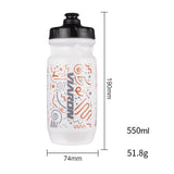 Maxbell Bike Water Bottle Bicycle Sports Kettle Durable for Running Gym Traveling White
