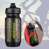 Maxbell Bike Water Bottle Bicycle Sports Kettle Durable for Running Gym Traveling Black