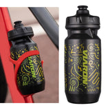 Maxbell Bike Water Bottle Bicycle Sports Kettle Durable for Running Gym Traveling Black