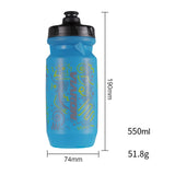 Maxbell Bike Water Bottle Bicycle Sports Kettle Durable for Running Gym Traveling Blue