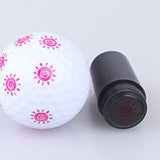 Maxbell Portable Golf Ball Stamper Clear Imprint Long Lasting Impression Seal Symbol Sun