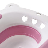 Maxbell Collapsible Sitz Bath Toilet Seat for Soothes Cleanse Vagina Anal Home Use Pink