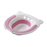 Maxbell Collapsible Sitz Bath Toilet Seat for Soothes Cleanse Vagina Anal Home Use Pink