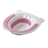 Maxbell Collapsible Sitz Bath Toilet Seat for Soothes Cleanse Vagina Anal Home Use Pink