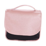 Maxbell Hanging Toiletries Case Makeup Pouch Waterproof for Men Women Multi Function Pink