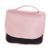 Maxbell Hanging Toiletries Case Makeup Pouch Waterproof for Men Women Multi Function Pink