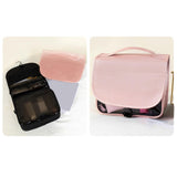 Maxbell Hanging Toiletries Case Makeup Pouch Waterproof for Men Women Multi Function Pink