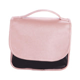 Maxbell Hanging Toiletries Case Makeup Pouch Waterproof for Men Women Multi Function Pink