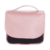 Maxbell Hanging Toiletries Case Makeup Pouch Waterproof for Men Women Multi Function Pink