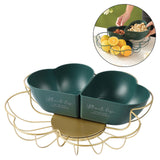 Maxbell Metal Fruit Basket Bowl Wire Storage Baskets for Kitchen Office Potpourris Golden