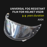 Maxbell Helmet Anti Fog Film AV04 Motorcycle Insert Fit for Agv All Brand Helmet