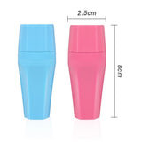 Maxbell Mini Oil Absorbing Volcanic Face Roller Facial Oil Removing for Office Blue
