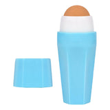 Maxbell Mini Oil Absorbing Volcanic Face Roller Facial Oil Removing for Office Blue