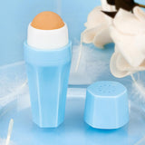 Maxbell Mini Oil Absorbing Volcanic Face Roller Facial Oil Removing for Office Blue