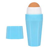 Maxbell Mini Oil Absorbing Volcanic Face Roller Facial Oil Removing for Office Blue