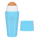 Maxbell Mini Oil Absorbing Volcanic Face Roller Facial Oil Removing for Office Blue