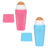Maxbell Mini Oil Absorbing Volcanic Face Roller Facial Oil Removing for Office Blue
