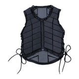 Maxbell Horse Riding Vest Equestrian Vest Unisex Adjustable Black Vest Equipment Adults XL