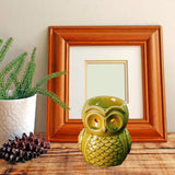 Maxbell Ceramic Owl Essential Oil Burner Tealight Holder Diffuser Furnace Wax Warmer Large Green