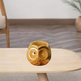 Maxbell Ceramic Owl Essential Oil Burner Tealight Holder Diffuser Furnace Wax Warmer Small Yellow