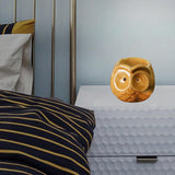 Maxbell Ceramic Owl Essential Oil Burner Tealight Holder Diffuser Furnace Wax Warmer Small Yellow