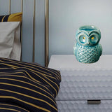 Maxbell Ceramic Owl Essential Oil Burner Tealight Holder Diffuser Furnace Wax Warmer Large Blue