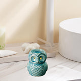 Maxbell Ceramic Owl Essential Oil Burner Tealight Holder Diffuser Furnace Wax Warmer Large Blue