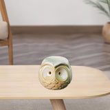 Maxbell Ceramic Owl Essential Oil Burner Tealight Holder Diffuser Furnace Wax Warmer Small White