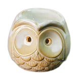 Maxbell Ceramic Owl Essential Oil Burner Tealight Holder Diffuser Furnace Wax Warmer Small White