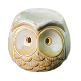 Maxbell Ceramic Owl Essential Oil Burner Tealight Holder Diffuser Furnace Wax Warmer Small White