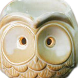 Maxbell Ceramic Owl Essential Oil Burner Tealight Holder Diffuser Furnace Wax Warmer Small White