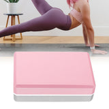 Maxbell Yoga Block EVA Gym Brick for Fitness Pilates Exercise Pink Light gray