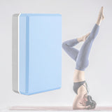 Maxbell Yoga Block EVA Gym Brick for Fitness Pilates Exercise Blue Light gray