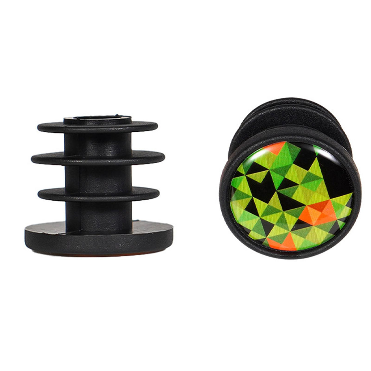 Maxbell Plastic Bike Handlebar Bar End Plugs for Most Bicycle Accessories Green