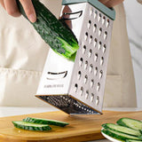 Maxbell Stainless Steel Rotary Cheese Grater with Handle for Hard Cheeses, Kitchen