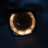 Maxbell LED Tail Lights Signal Color Changing Light for Vespa Spint Spring Black