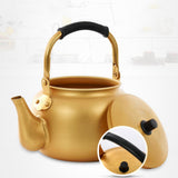Maxbell Aluminum Water Kettle Teapot Kettle Portable Golden for Camping Outdoor 8L
