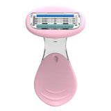 Maxbell Women Razor Non Slip Handle Shaving Razor Beauty Razor Portable Women Shaver Pink