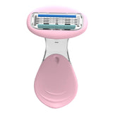 Maxbell Women Razor Non Slip Handle Shaving Razor Beauty Razor Portable Women Shaver Pink