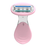 Maxbell Women Razor Non Slip Handle Shaving Razor Beauty Razor Portable Women Shaver Pink