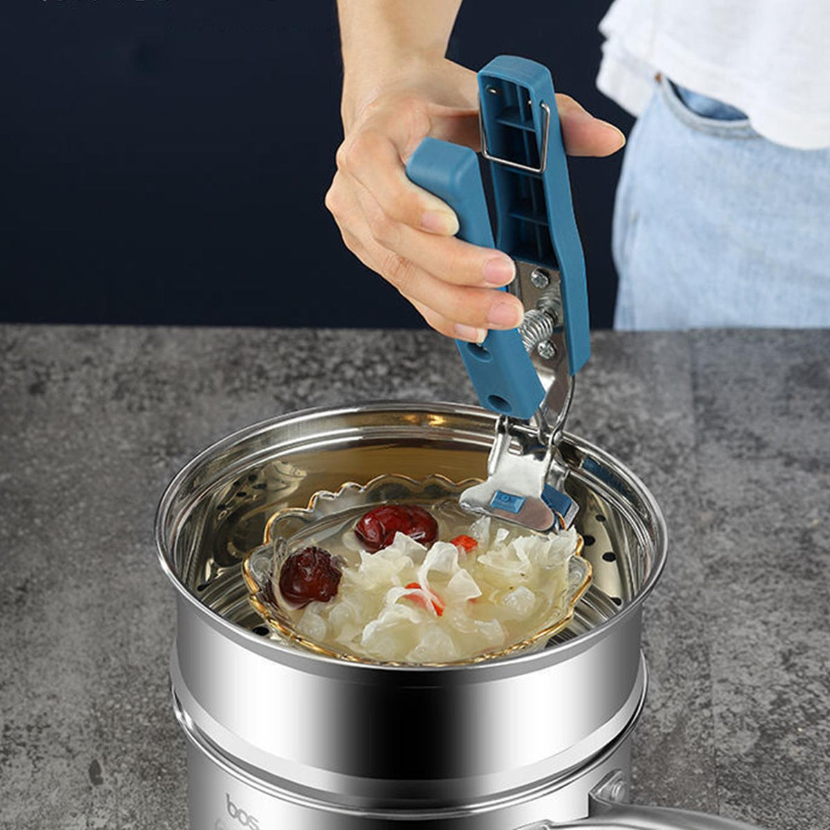 Maxbell Dish Plate Clip Tongs Silicone Cooking Pinch Bowl Gripper Anti Hot