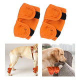 Maxbell 2x Pet Knee Pads Leg Support Brace Protective Sleeve Wrist Guard Orange M