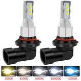 Maxbell 2 Pieces LED Lamp Bulbs Plug and Play Mini DC 12V Fits for Car Spare Parts 9006 HB4